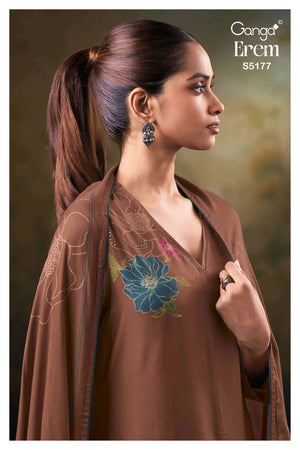 Ganga Fashion Erem Exclusive Pashmina Dress Material