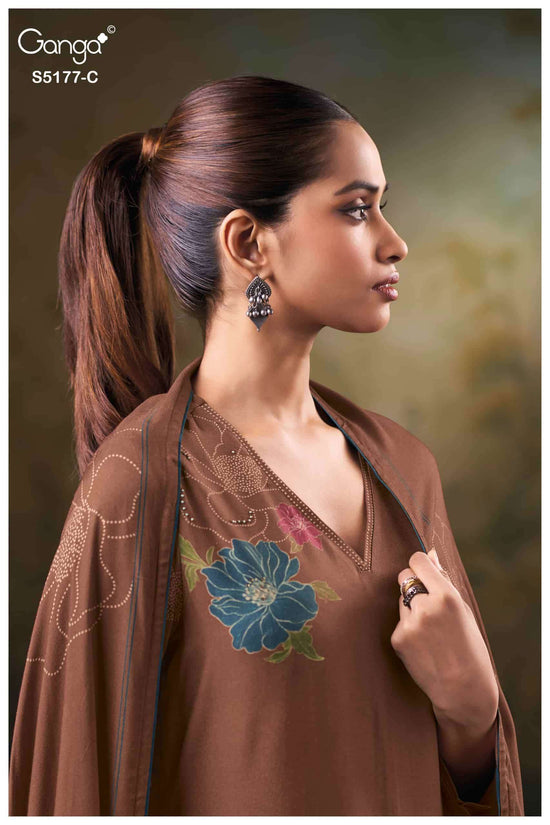 Ganga Fashion Erem Exclusive Pashmina Dress Material