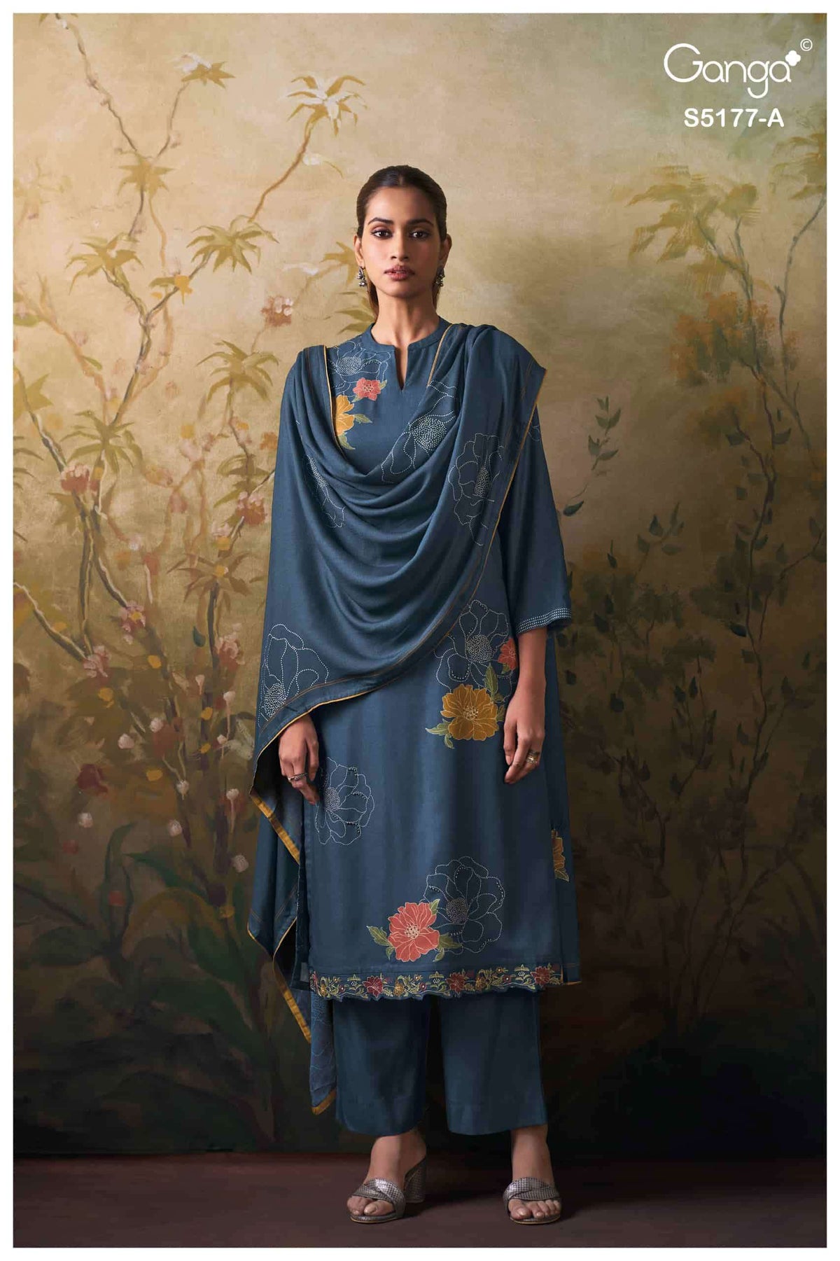 Ganga Fashion Erem Exclusive Pashmina Dress Material