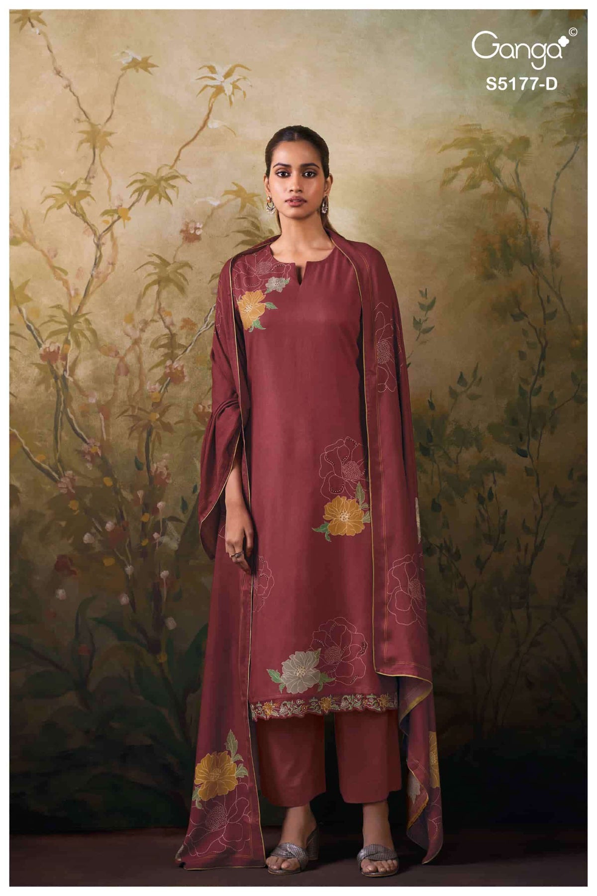 Ganga Fashion Erem Exclusive Pashmina Dress Material