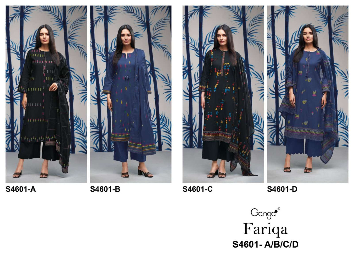 Ganga Fashion Fariqa 4601 - Amrah Wholesale