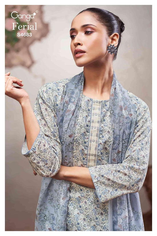 Ganga Fashion Ferial 4683 - Amrah Wholesale