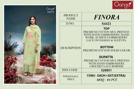 Ganga Fashion Finora 4421