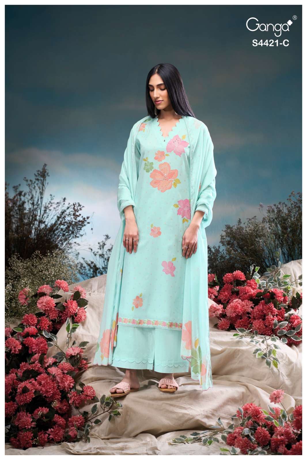 Ganga Fashion Finora 4421