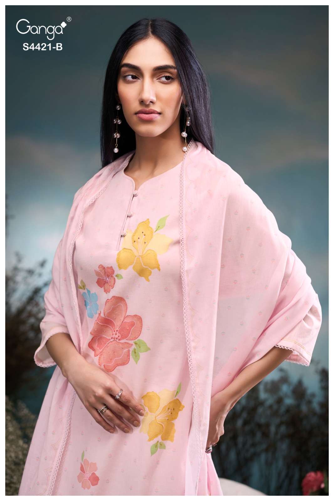 Ganga Fashion Finora 4421