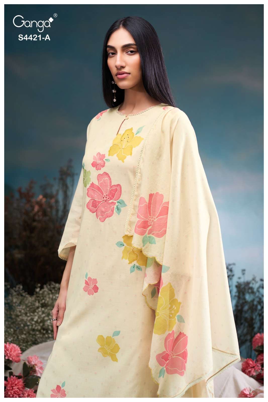 Ganga Fashion Finora 4421