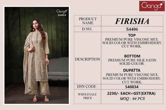 Ganga Fashion Firisha 4406