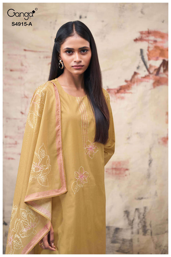 Ganga Fashion Fivanshi 4915 Premium Cotton Dress Material