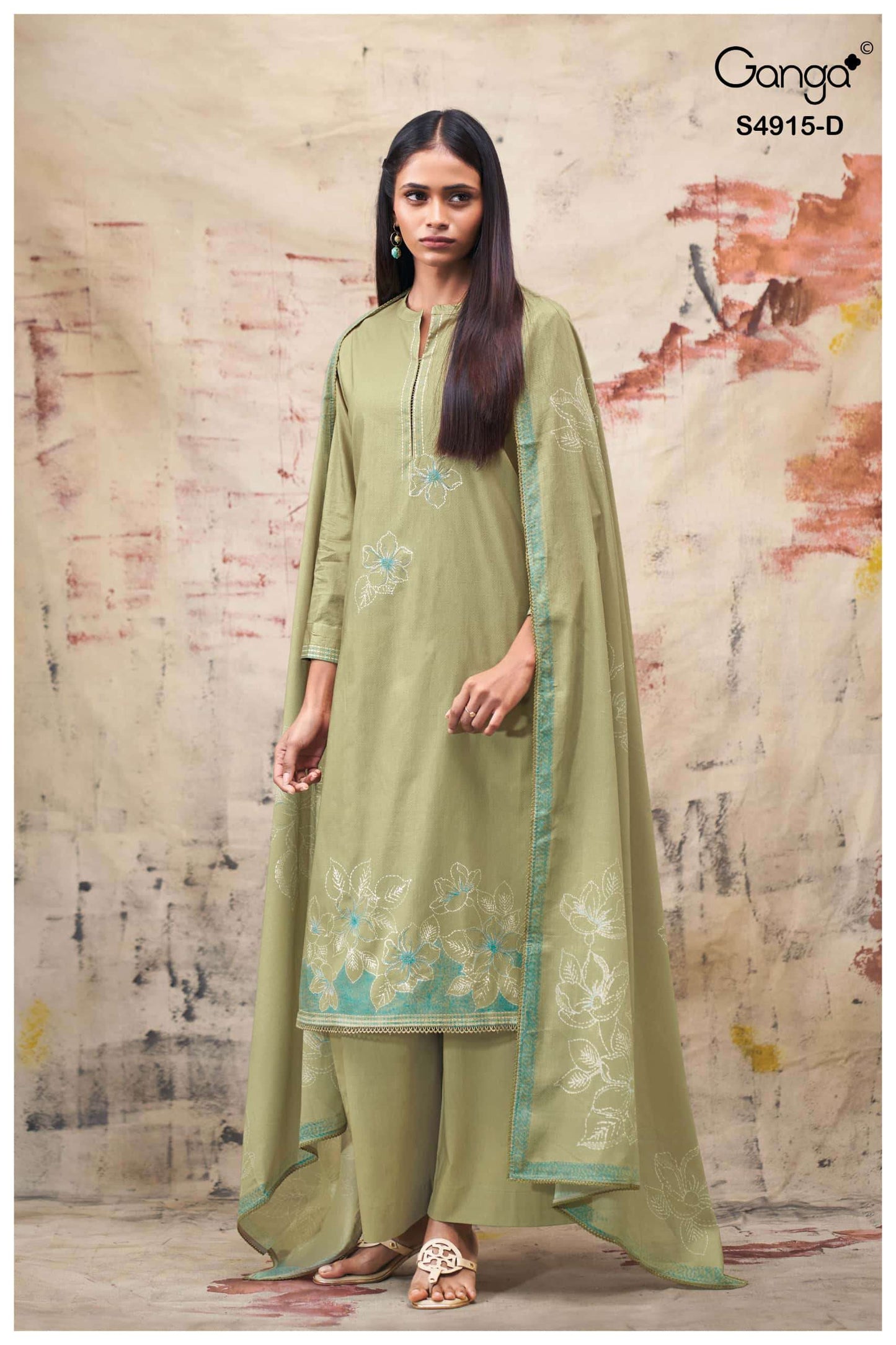 Ganga Fashion Fivanshi 4915 Premium Cotton Dress Material