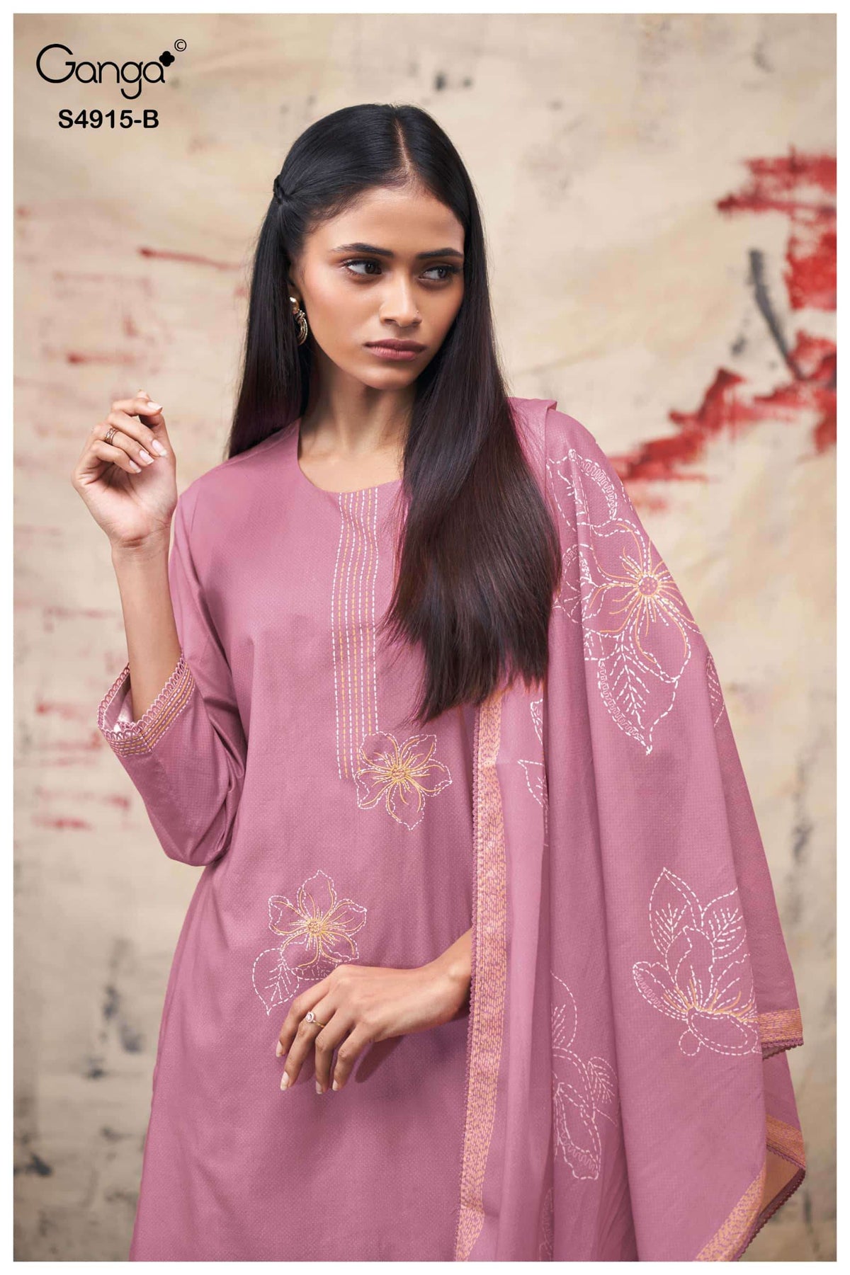 Ganga Fashion Fivanshi 4915 Premium Cotton Dress Material