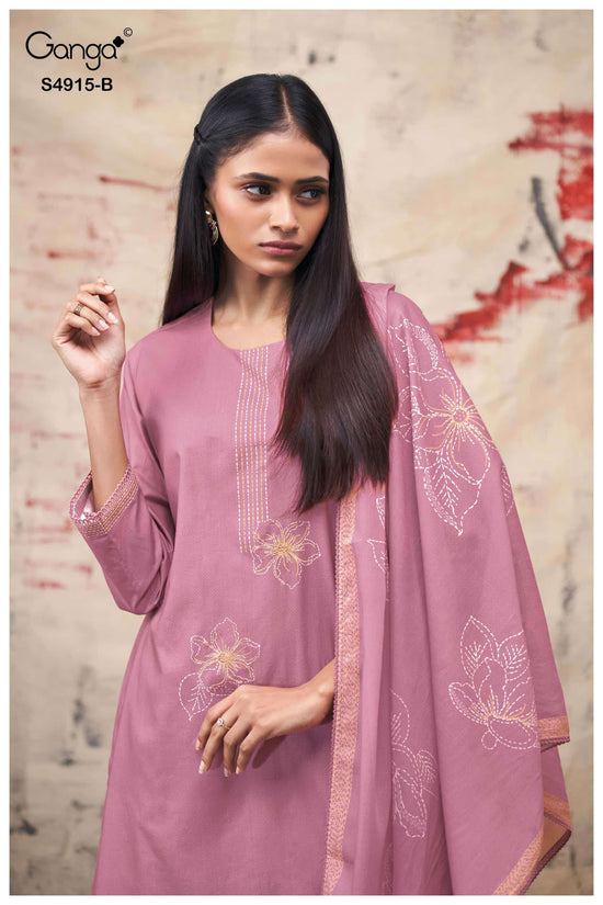 Ganga Fashion Fivanshi 4915 Premium Cotton Dress Material