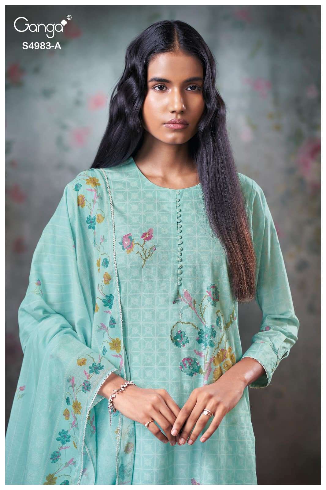 Ganga Fashion Fiyara 4983 Premium Cotton Dress Material