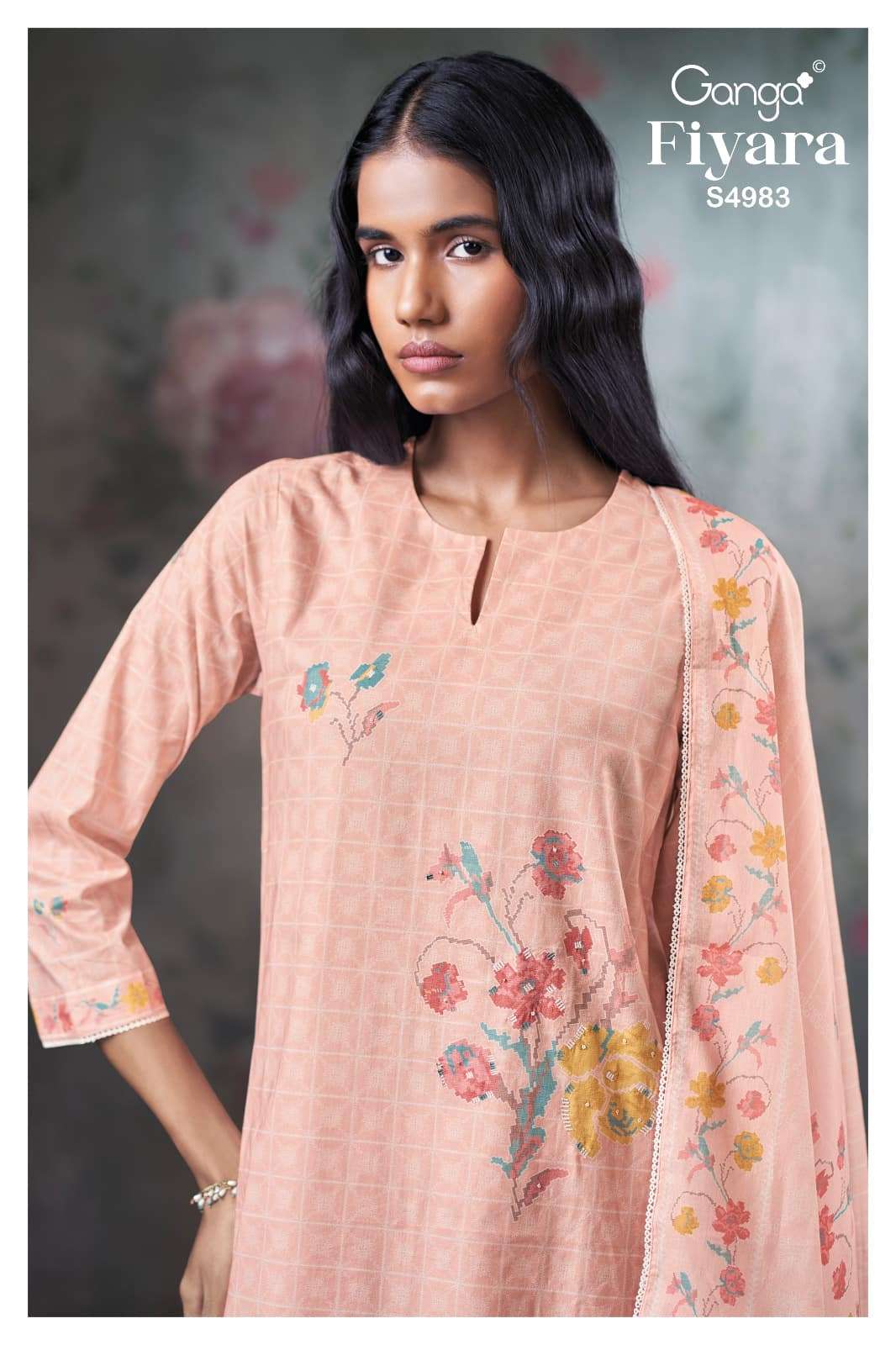 Ganga Fashion Fiyara 4983 Premium Cotton Dress Material