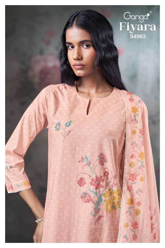 Ganga Fashion Fiyara 4983 Premium Cotton Dress Material