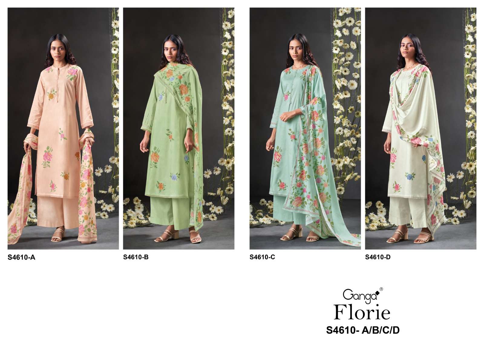 Ganga Fashion Florie 4610 - Amrah Wholesale