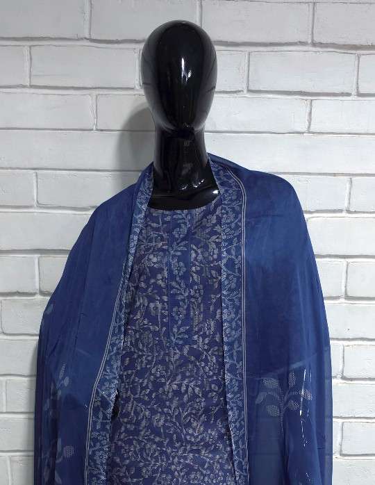 Ganga Fashion Fylnn 4991 Premium Cotton Dress Material - Amrah Wholesale