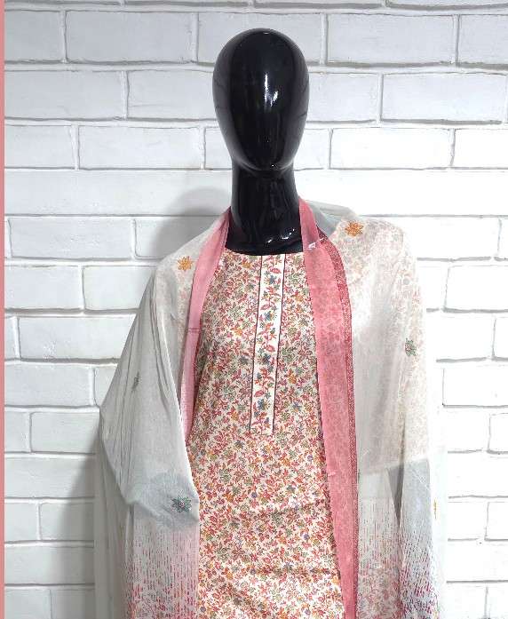 Ganga Fashion Fylnn 5004 Premium Cotton Printed Dress Material - Amrah Wholesale