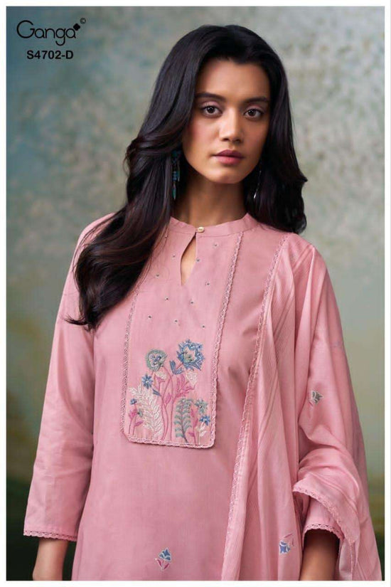 Ganga Fashion Garvika 4702 Premium Cotton Dress Material - Amrah Wholesale