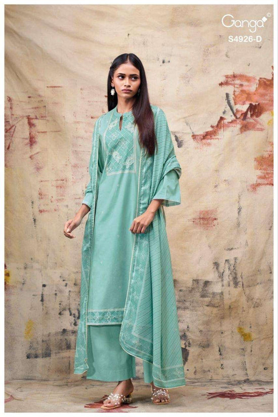 Ganga Fashion Garvya 4926 Premium Cotton Dress Material - Amrah Wholesale