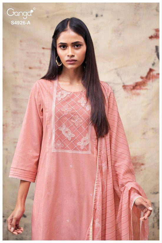 Ganga Fashion Garvya 4926 Premium Cotton Dress Material - Amrah Wholesale