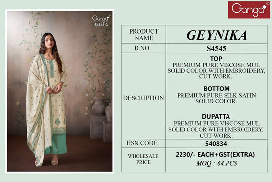 Ganga Fashion Geynika 4545
