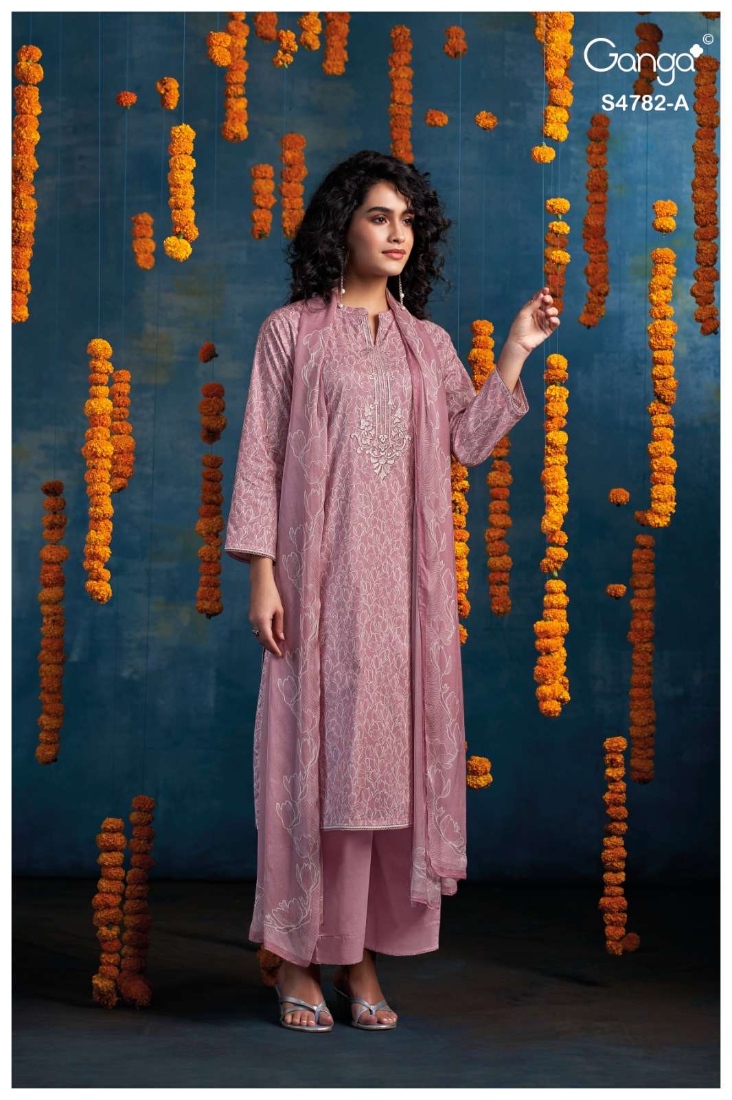 Ganga Fashion Gianael 4782 Cotton Printed Dress Material Wholesale - Amrah Wholesale