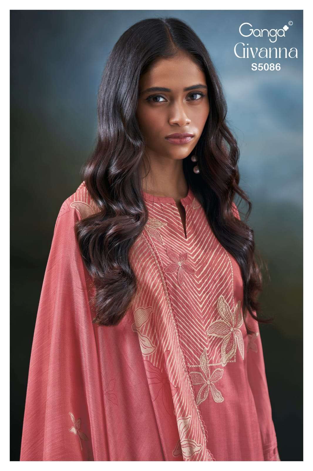 Ganga Fashion Givanna 5086 Bemberg Silk Dress Material