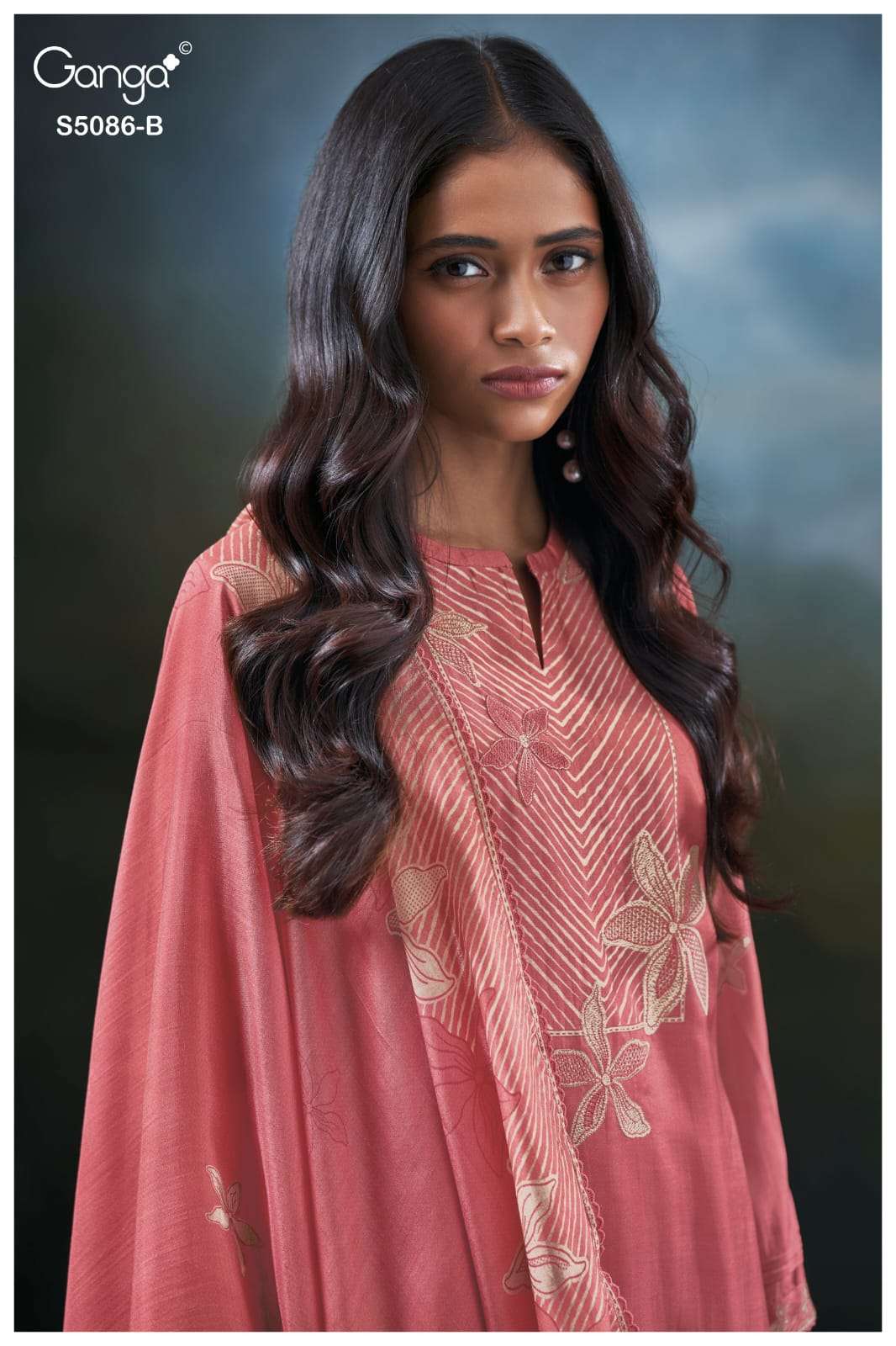 Ganga Fashion Givanna 5086 Bemberg Silk Dress Material