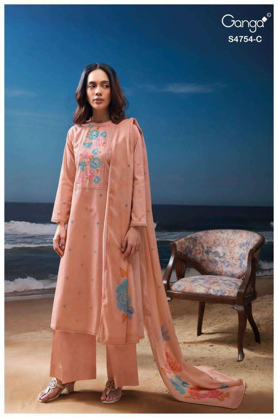 Ganga Fashion Gresmita 4754 Premium Cotton Pakistani Suit - Amrah Wholesale