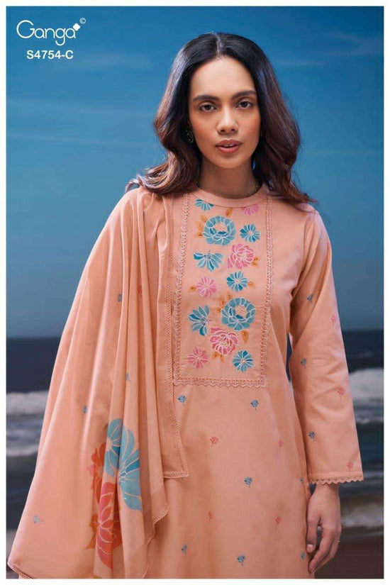 Ganga Fashion Gresmita 4754 Premium Cotton Pakistani Suit - Amrah Wholesale