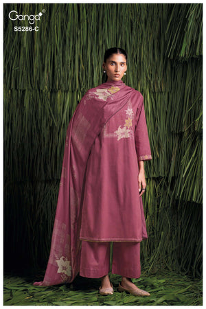 Ganga Fashion Grishika 5286 Corduroy Winter Suit Collection