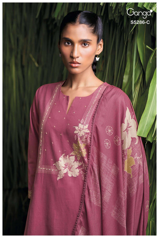 Ganga Fashion Grishika 5286 Corduroy Winter Suit Collection