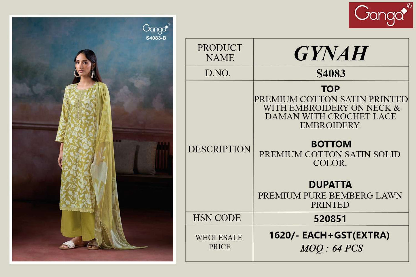 Ganga Fashion Gynah 4083