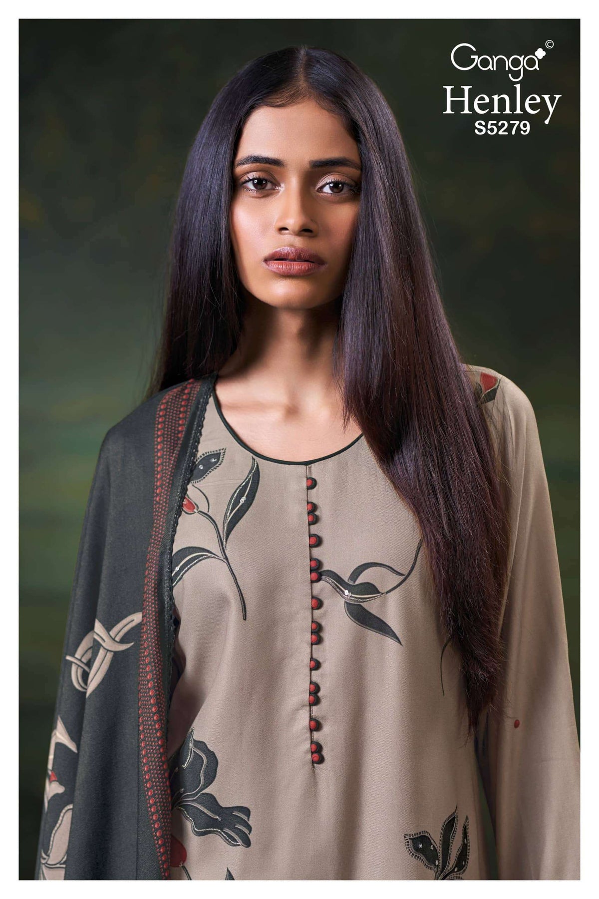 Ganga Fashion Henley 5279 Wool Pashmina Dress Material
