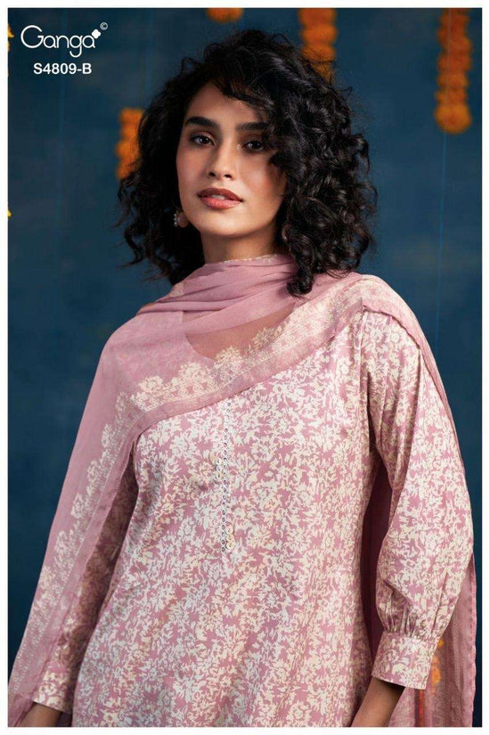 Ganga Fashion Hespera 4809 Premium Cotton Dress Material - Amrah Wholesale