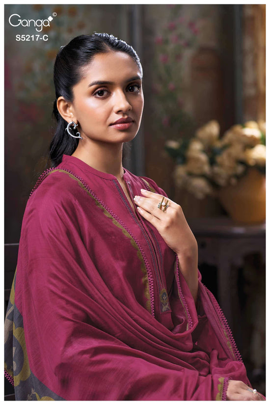 Ganga Fashion Hetal 5217 Corduroy Dress Material