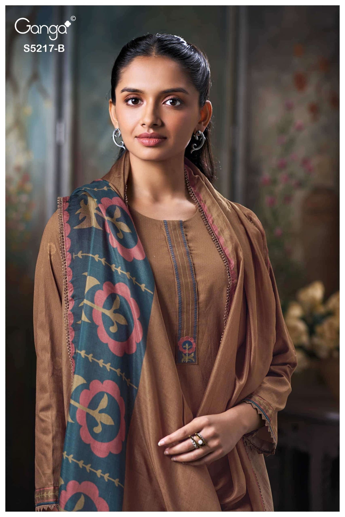 Ganga Fashion Hetal 5217 Corduroy Dress Material