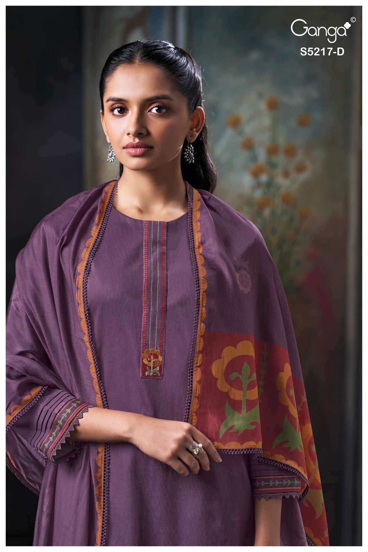 Ganga Fashion Hetal 5217 Corduroy Dress Material