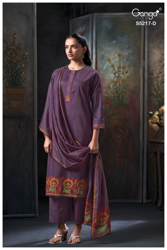Ganga Fashion Hetal 5217 Corduroy Dress Material