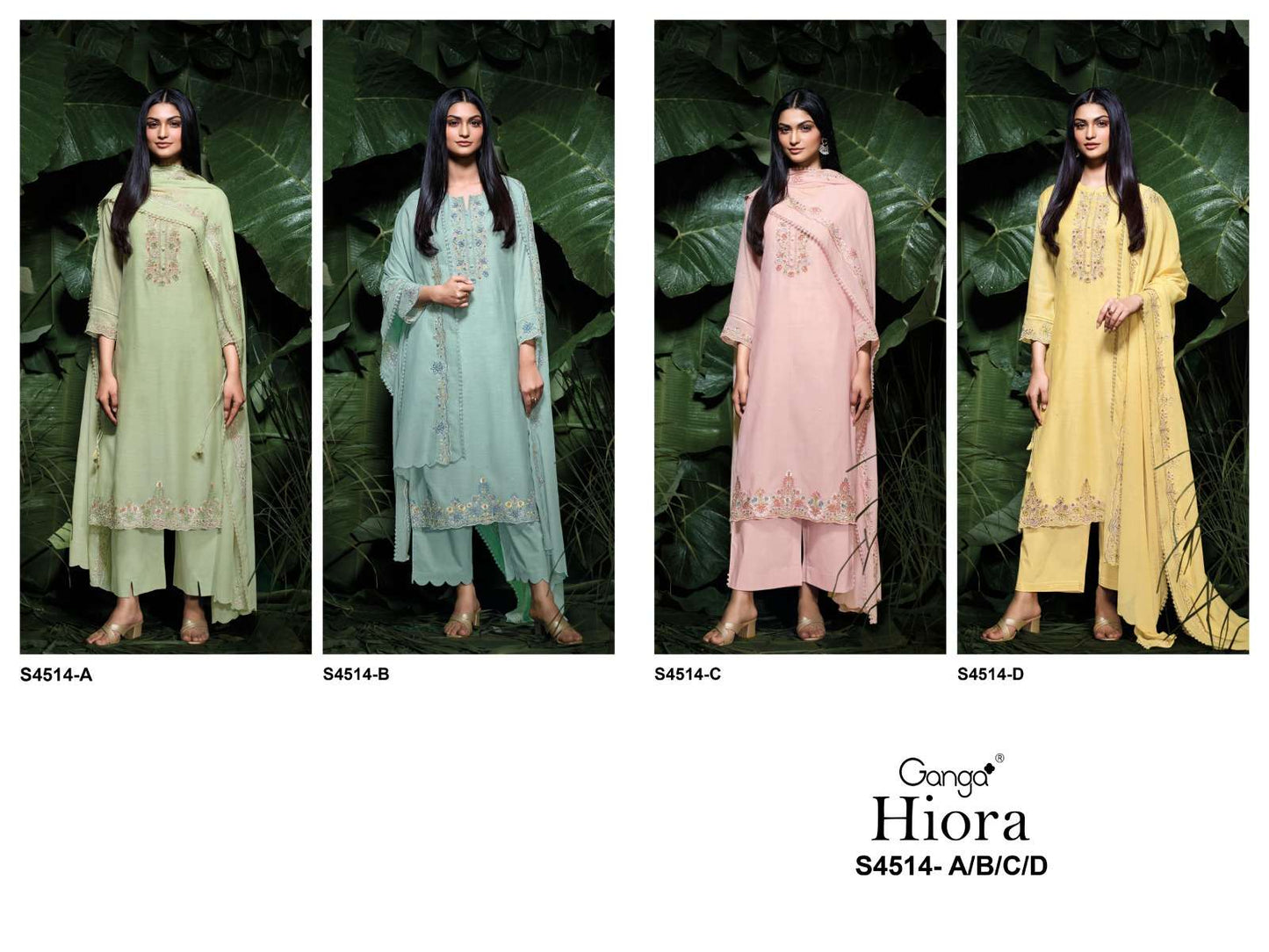 Ganga Fashion Hiora 4514 - Amrah Wholesale