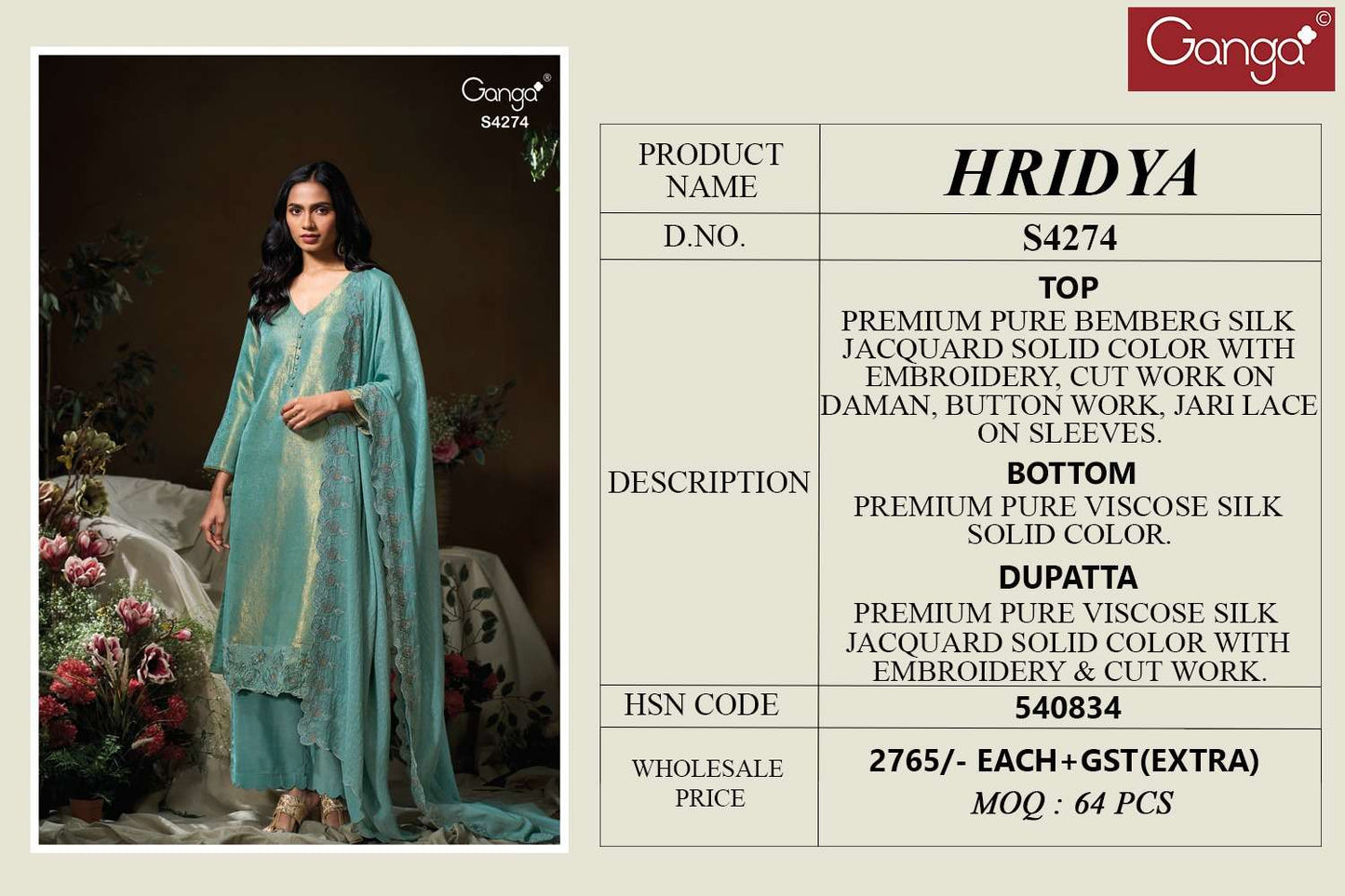 Ganga Fashion Hridya 4274