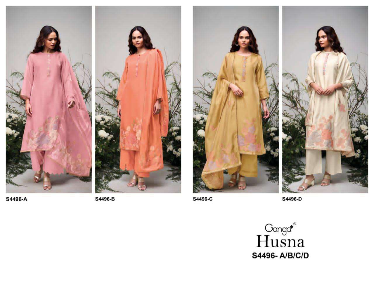 Ganga Fashion Husna 4496 - Amrah Wholesale
