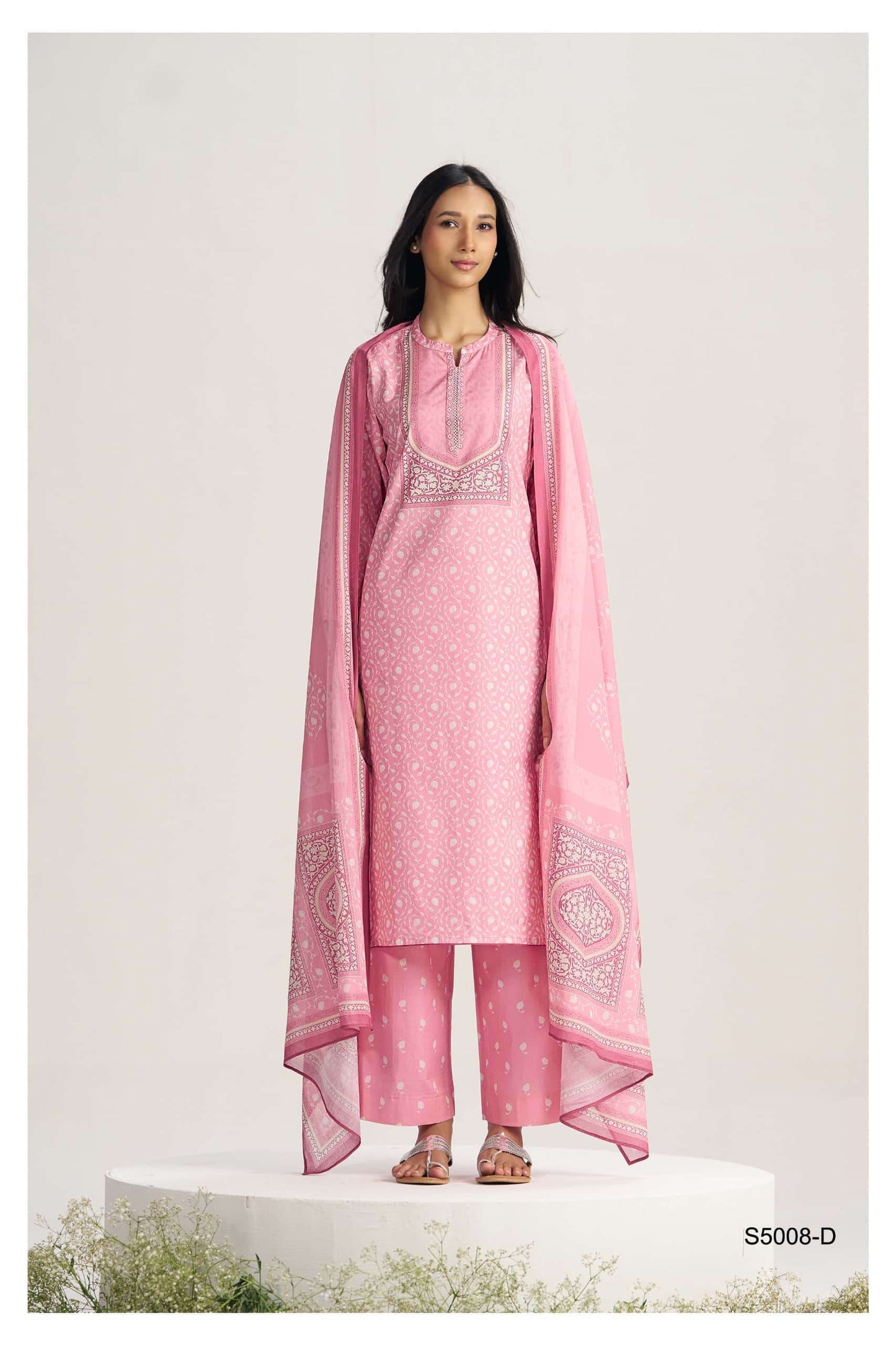 Ganga Fashion Indratha 5008 Premium Cotton Dress Material Collection