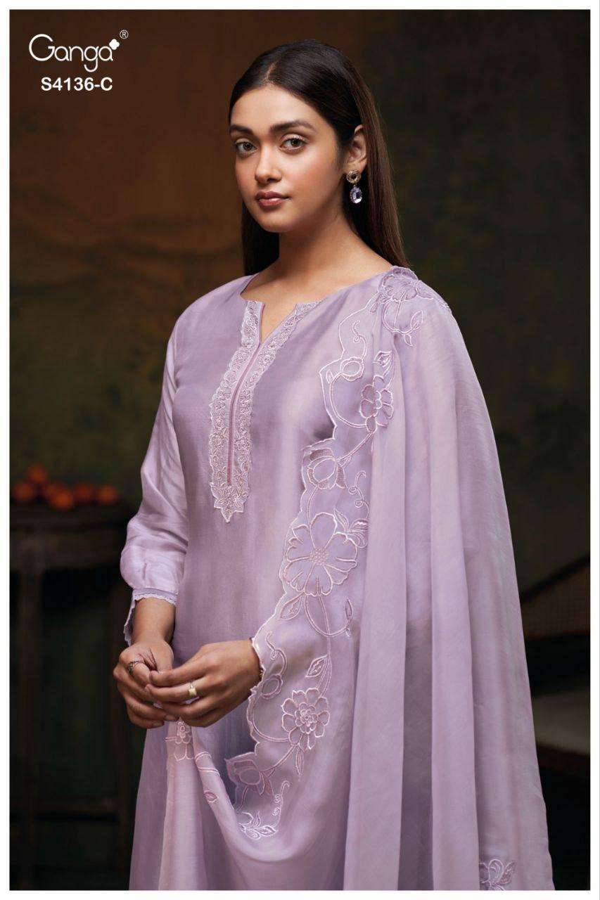 Ganga Fashion Iniya 4136