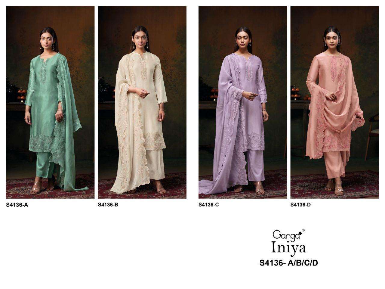 Ganga Fashion Iniya 4136