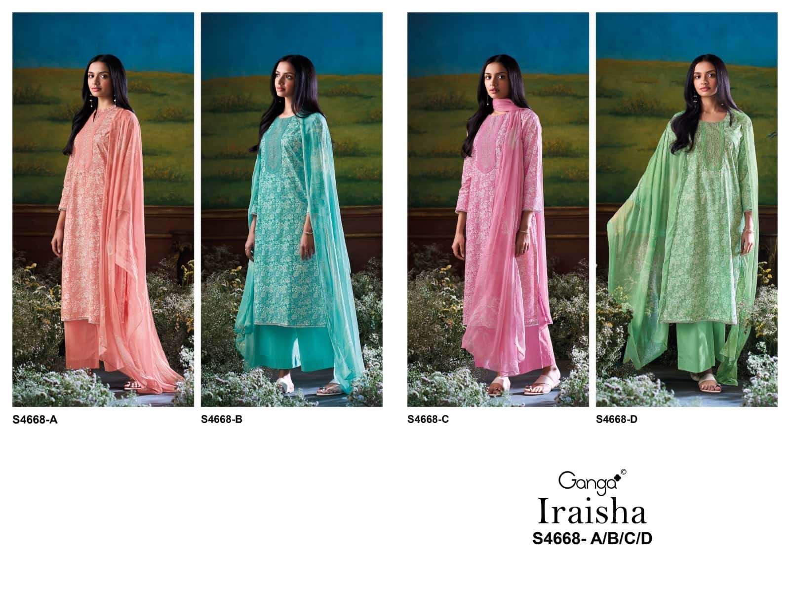 Ganga Fashion Iraisha 4668 - Amrah Wholesale