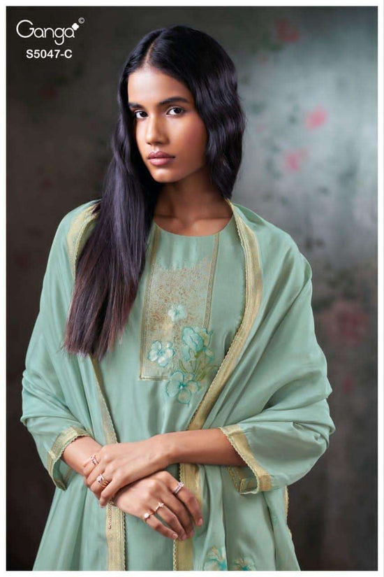 Ganga Fashion Ishavanshi 5047 Woven Silk Dress Material - Amrah Wholesale
