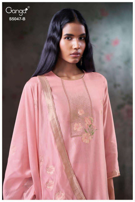 Ganga Fashion Ishavanshi 5047 Woven Silk Dress Material - Amrah Wholesale