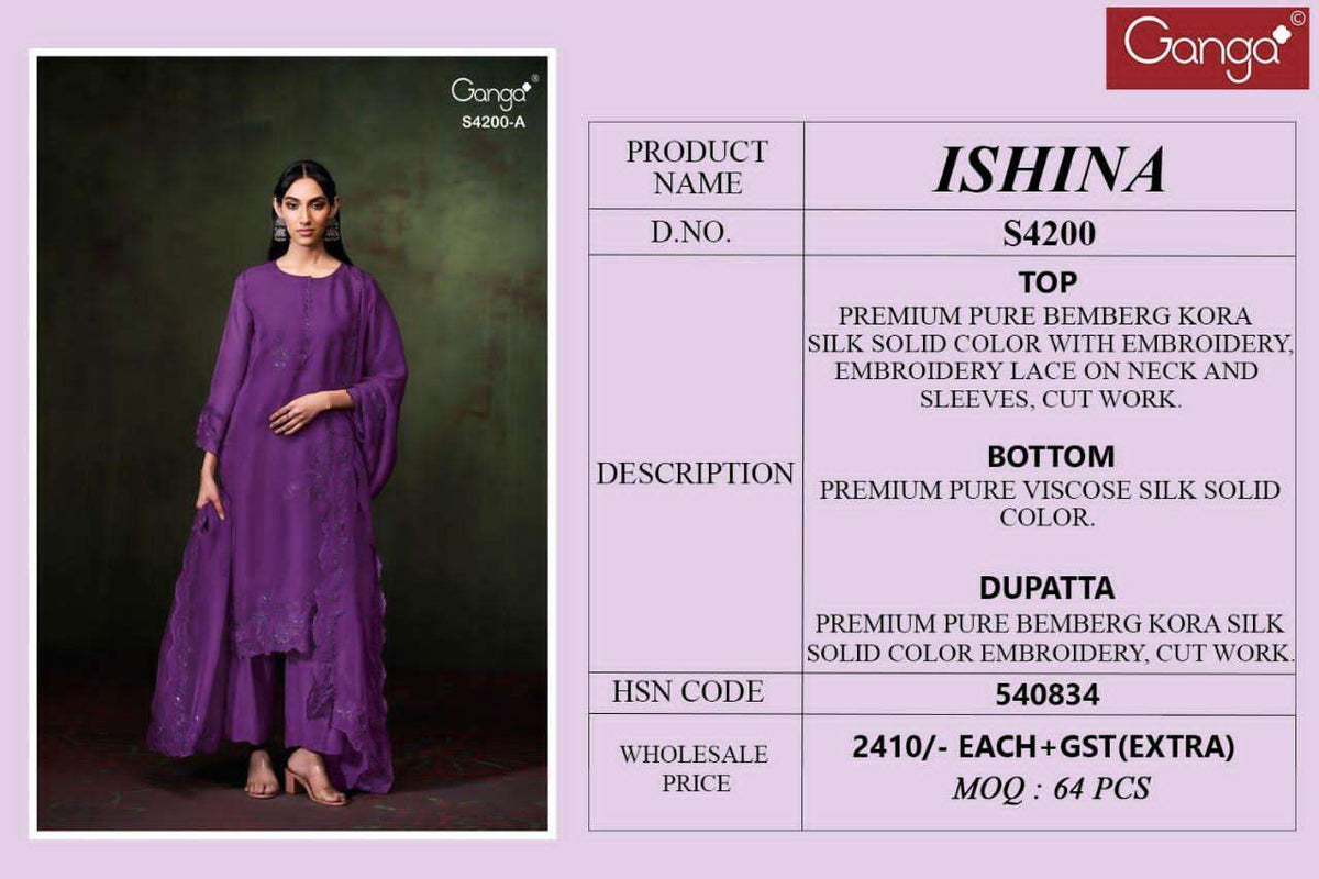 Ganga Fashion Ishina 4200