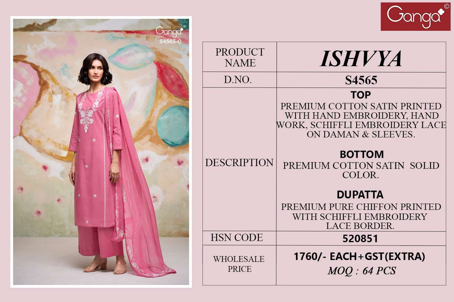 Ganga Fashion Ishvya 4565